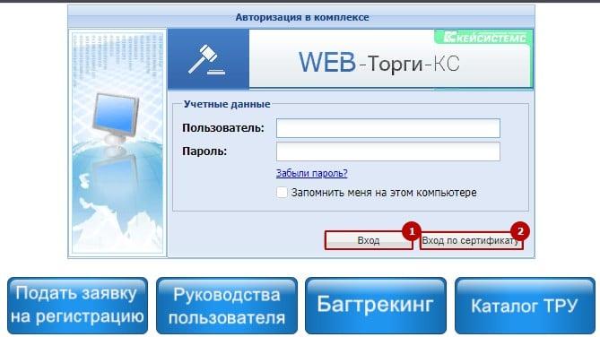 Web торги настройка chrome