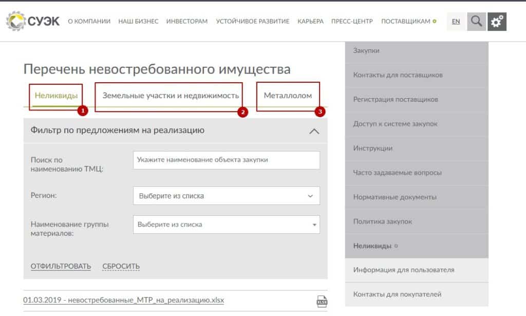 Где найти закупки компании СУЭК